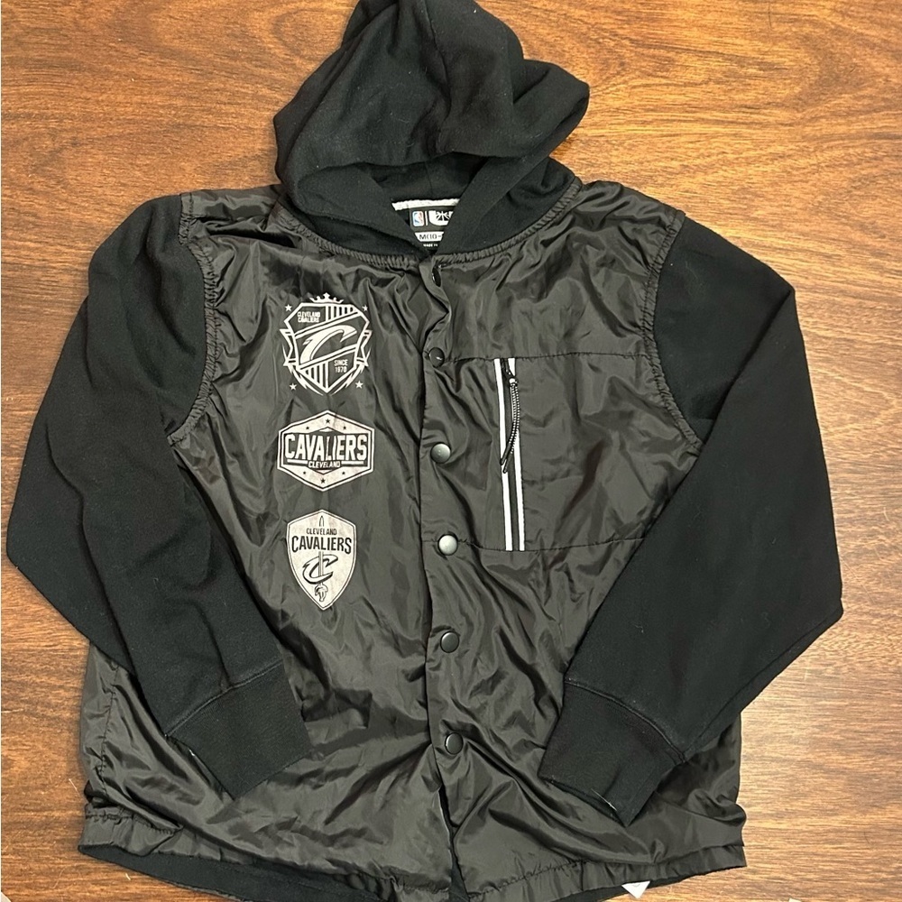 NBA Cavaliers Black Kids Bomber Jacket